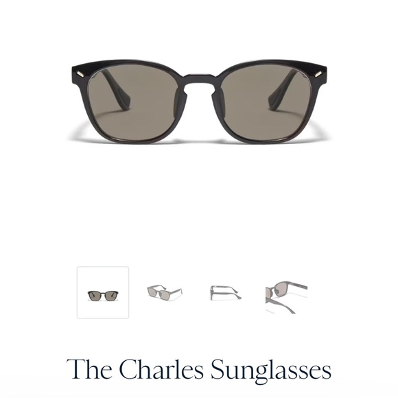 Tracksmith Black Charles Sunglasses